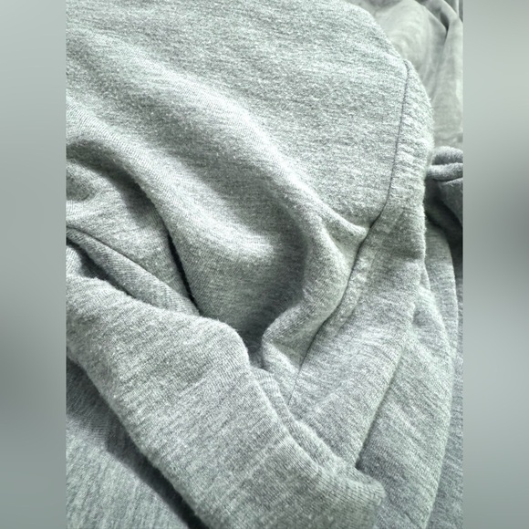 Market & Spruce Antonia Asymmetrical Side Zip Moto Knit Cardigan in Gray, Small - Picture 12 of 12